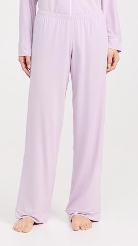 Image of Eberjey Gisele Classic Women's Pajama Set | Long Sleeve Shirt + Long Pants