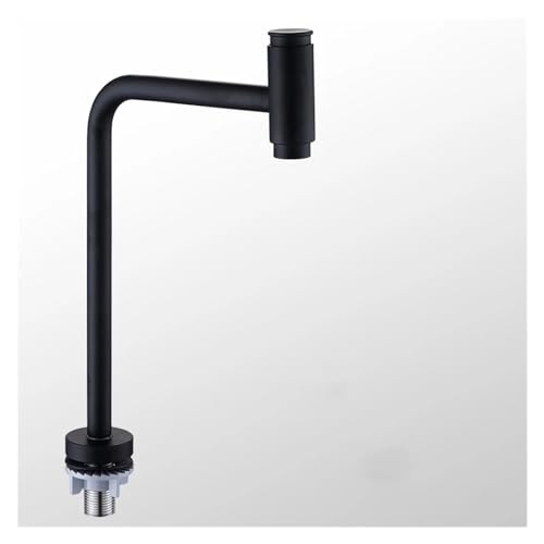 Robinet de cuisine pour évier compact avec commande par bouton poussoir pratique