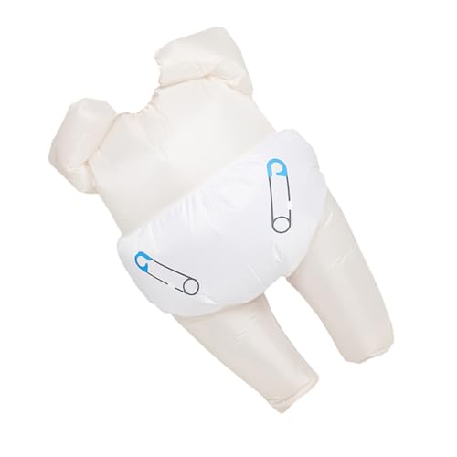 DEARMAMY ropa inflable bebe gigante disfraz hinchable disfraz inflable disfraces inflables para adultos traje inflable de navidad vestidos traje de dibujos animados traje de explosión Beige