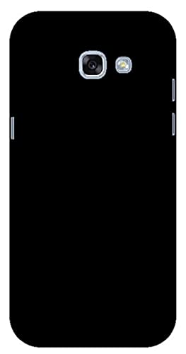 Image of Mobile Back Cover Case for Samsung Galaxy A7(2017) (Silicone Case|CameraProtection|Black SC1510)