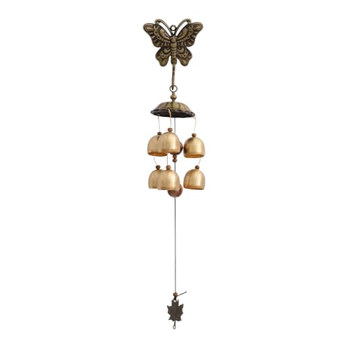 Carillons éoliens lot de 2 pour sonnette extérieure carillon rétro doré