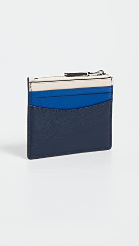 Marc Jacobs Women's The Slim 84 Colorblock Zip Card Case, Blue Sea Multi, One Size #TOP3