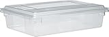 Rubbermaid Commercial Products Food Storage Box/Tote for Restaurant/Kitchen/Cafeteria, 8.5 Gallon, Clear (FG330800CLR)