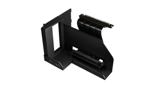 APNX V1 Vertikale GPU-Halterung + Riser-Kabel PCIE 5.0, Schwarz