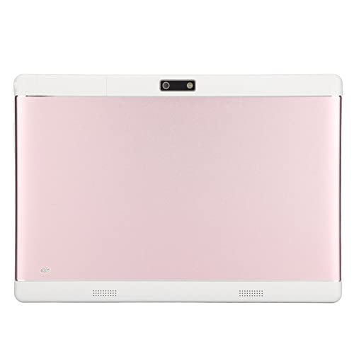 Tablet Portátil Com Estojo de Metal de 10 Polegadas para Escritório Em Casa (Rosa)