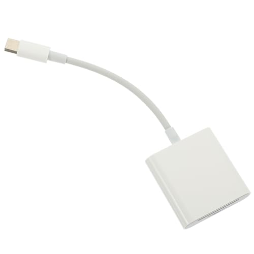 Toddmomy Lecteur de Cartes USB Type-c Blanc Léger en Abs Transfert de Données Rapide, Adaptateur OTG pour Carte Mémoire, pour Appareils Mobiles