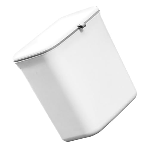 Caneca de basura blanca de plástico para puerta de gabinete