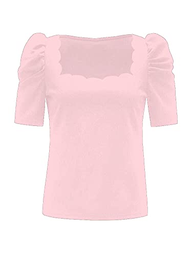 Image of Shasmi Women's Polyester Solid Slim Fit T-Shirt