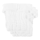 Homoyoyo 3pcs Couches en Coton Lavables pour Nouveaux-nés Garçons et Filles Réutilisables Grande Capacité et Design Multifonctionnel en Tissu pour Usage Intérieur et Extérieur