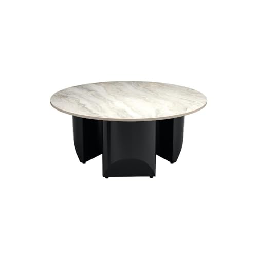 Image of Wakefit Center Table | 1 Yr Warranty | Coffee Table for Living Room Wooden, Tea Table for Living Room Wooden, Sofa Table, Free Installation from Brand, Modern Multi-Functional & Wobble-Free(Kopi)