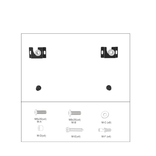 IBRA Ultratunt väggfäste konsolsystem för Samsung, LG och Philips LED, LCD, OLED TV. Passar de flesta 13-tums till 70-tums skärmar