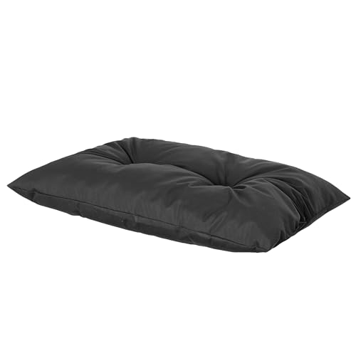 Bjird Hundebett Grosse Hunde Wasserdicht - Hundedecke Sofa, Hundebett Mittelgroße Hunde - Joker Waschbares Hundesofa mit Herausnehmbarem Kissen - Oeko-Tex Hundekissen Dog Bed 64x49 cm Schwarz L