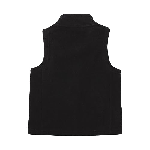 Image of Mud Kingdom Boys Girls Polar Fleece Vest Jacket Ligntweight Plain Vest Full Zipper Sleeveless
