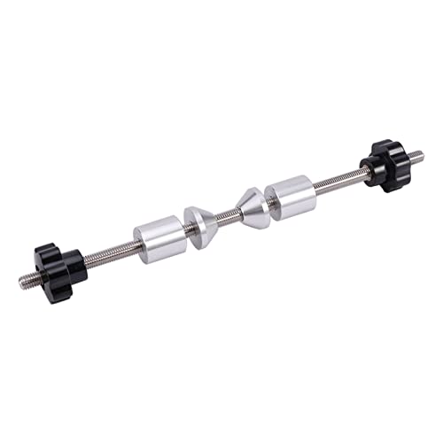 Bicycle Wheel Truing Stand Thru Axle-Adapter, 250 mm Alloy Bike Hub Repair Tool Truing Stand Platform Pass-Through Pin Adapter, Work with 12/15/20 mm Pivot Front Wheels