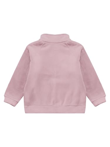 Kids Girls Casual Thermal Jackets Fleece Sweatwear Long Sleeve Stand Collar with Pockets Lightweight Outerwear3