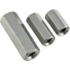 8mm female thread x 30mm long hexagonal stainless steel long nut - 5 Nos-image-20