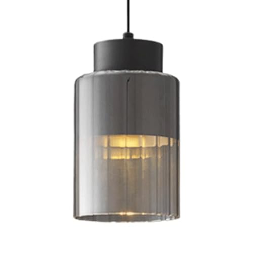 Lámpara colgante E27 de cristal para renovar la iluminación apagada de restaurantes y hogares