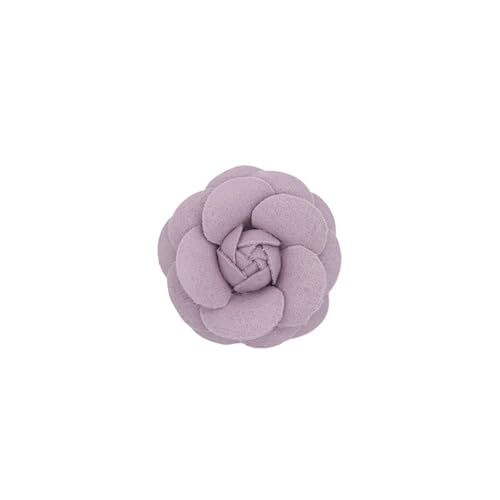 Image of Camellia Hair Clip and Brooch Pin for Women Dainty Flower Broochs Lapel Pins Designer Inspired Camellia Peony Rose Brooches Flower DIY Clothing Shoes Hats Accessories Wedding Party Dance Banquet Dress Suit Ceremony Jewelry Accessories