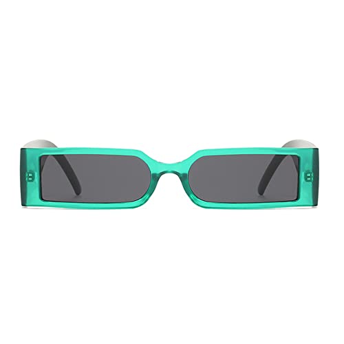 Image of 90s Retro Sunglasses Trendy Plastic Frame Small Rectangle Sunglasses Unisex Eyewear AZ9548