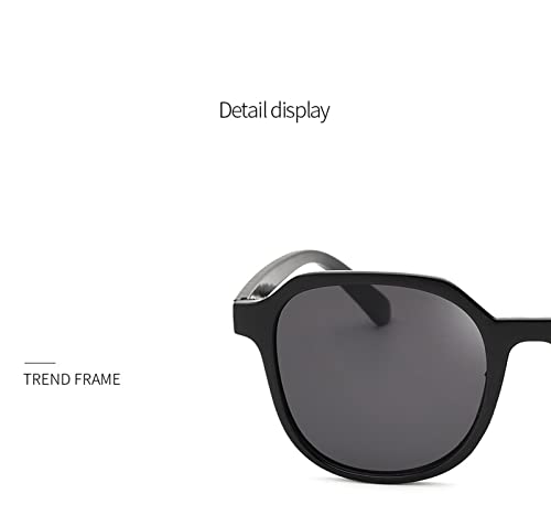 ZENYS Fashion Retro Outdoor Business Commuting Sunglasses (Color : E, Size : 1)4