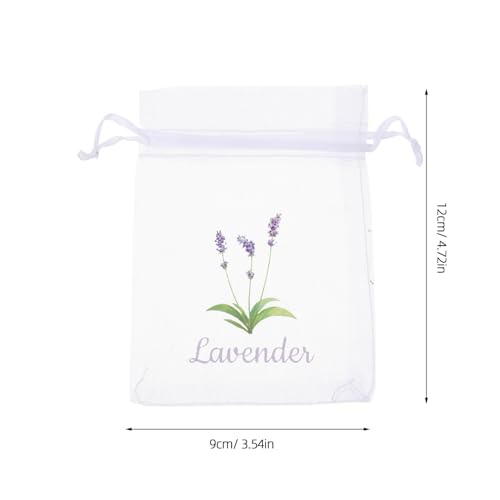 20 bolsas de organza para sachets de lavanda miniatura 5