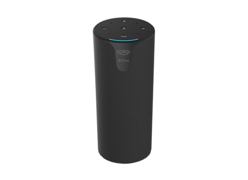 XORO Bluetooth Lautsprecher XVS 100 mit Alexa Voice Assistant Unterstützung, Bluetooth Musikplayer, Music Streaming, 2X 10W, Line-IN, integrierter Akku
