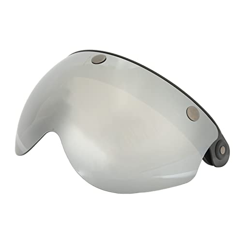 Viseira de Capacete de Motocicleta, Viseira de Capacete Universal, Encaixe Próximo, Pressão de Metal