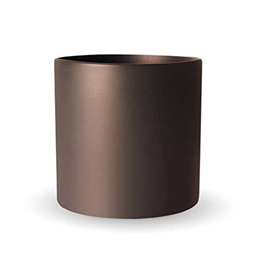 Image of Xtore Pleasing Planter Flower Pot | Home Decor Addon | Matte Finish - Pack of 1, Brown