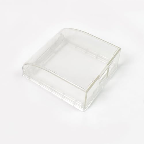 Image of Weatherproof Outlet Cover Outdoor Plug and Receptacle Protector for Bathroom Clear (1 pc)