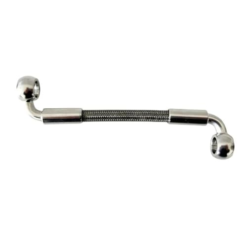 Durite frein hydraulique tressée acier moto 3800mm tuyau huile embrayage raccord 10mm