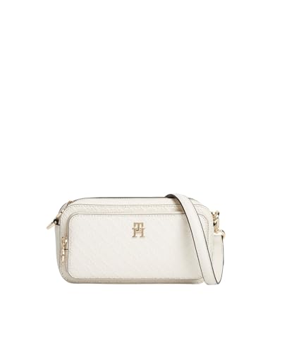 [Tommy Hilfiger] (トミーヒルフィガー) モノグラムデイリーカメラバッグ AW18414 FREE アイボリーAEO