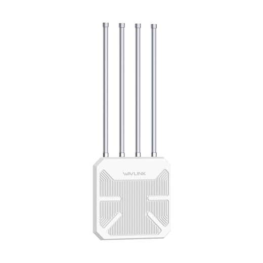 AX1800 WiFi 6 Ponto de acesso externo sem fio, Long Range Outdoor WiFi com PoE | Dual Band|Até 128 dispositivos|IP67 Impermeável, Suporta Extensor/AP/Repetidor