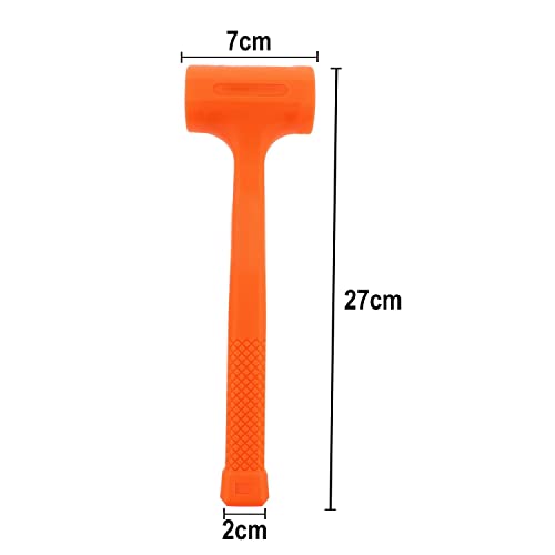 ebuyerfix wokin Dead Blow Hammer, Non-Marking Rubber Mallet with a Soft Impact-Absorbing Rubber Head 900g/2LB - Image 2