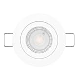 focos empotrables led techo philips Este foco empotrable proporciona 345 lúmenes a 4,5 W y, con su luz blanca neutra (4000 Kelvin), ofrece una iluminación brillante y funcional en el baño o en ár