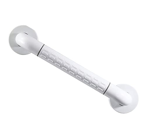 Image of BATH GURU Heavy Duty High Grade ABS Grab Bar Safety Rail Handle for Senior Citizen Wall Mounted Grab Bar for Toilet Bathroom Bathtub (9 INCH White)