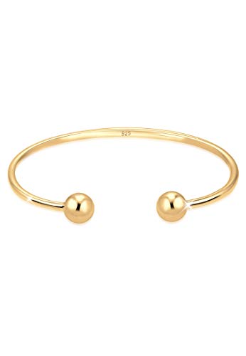 Preisvergleich Produktbild Elli Armband Kugel Ball Geo Bangle Basic 925 Sterling Silber