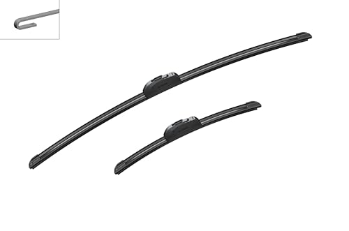 Image of BOSCH 3397007570 AeroTwin Wiper Blade Combo Pack - Set of 2 (26 inch & 14 inch) | Driver and Passenger Side Original Equipment Replacement Blades