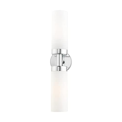 Image of Livex Lighting 15072-05 Aero Wall Sconce, Polished Chrome