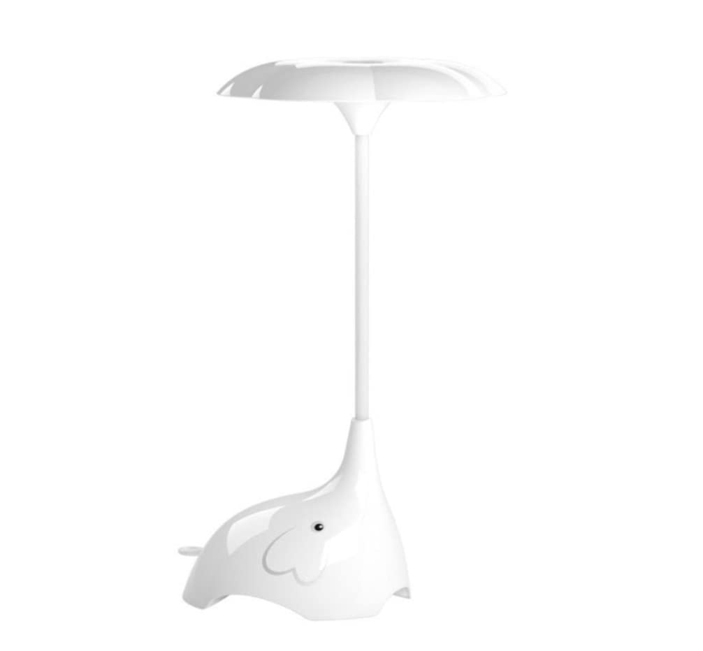 Lampara Escritorio Para Oficina Linda Lámpara De Escritorio Creativa LED Con Forma De Elefante Regulable Con Puerto USB, Interruptor Táctil Para Oficina De Estudio De Dormitorio Moderno Flexo Escritor