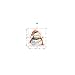 30 Handmade Christmas Snowmen Stickers Glossy Stickers for Journals, Scrapbooks, Laptops & Crafts