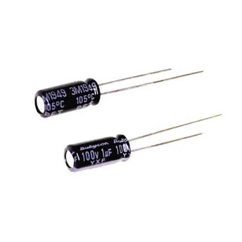 Condensateur électrolytique haute fréquence 1uF 100V longue durée 105°