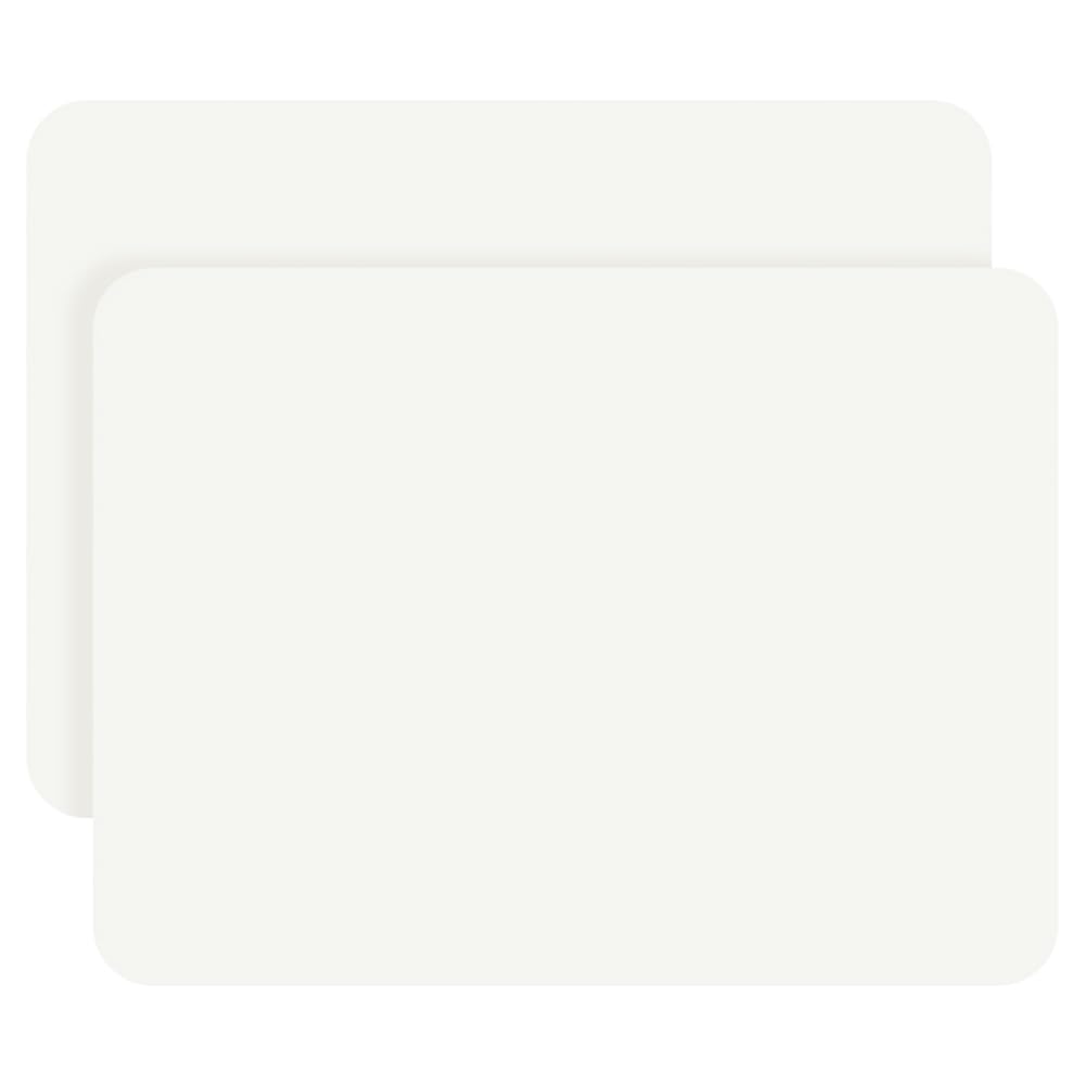 FSSTUD 2 Pcs 40 x 30cm Rectangular Silicone Placemats Non Slip Plastic Placemats Washable Dinner Table Mats Kitchen Counter Mats Table Protector Silicone Pads for Crafts