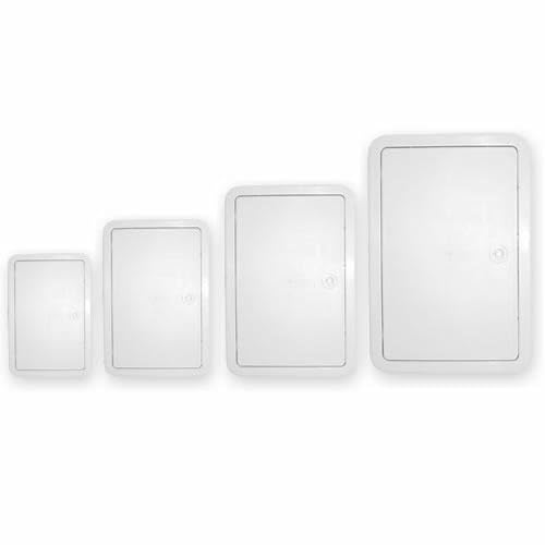 Puerta en ABS con cerradura cuadrada para contadores de gas/agua - Todas las medidas.