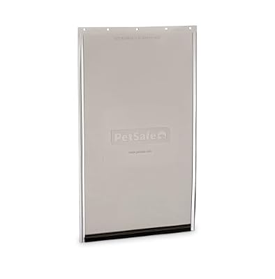 PetSafe Extreme Weather Sliding Glass Pet Door Replacement Flaps – Energy Efficient – Size Large – Compatible Extreme Weather Sliding Glass Pet Door for Dogs and Cats