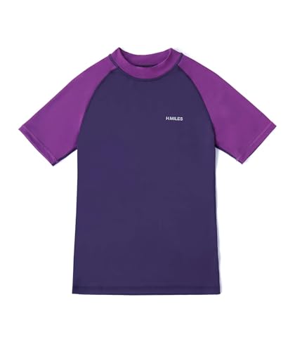 Camiseta de surf de secado rápido HMILES transpirable con protección UPF para mujer