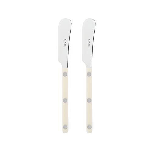 SABRE PARIS - 2er Set Buttermesser - BISTROT (Elfenbein)