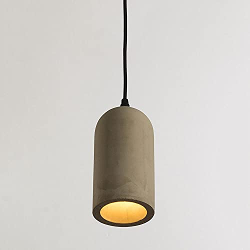 Lámpara de techo de cemento para decorar barras de cocina y tiendas modernas