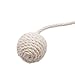5X Cat Sisal Rope Ball Toys Cat Teaser Toys for Indoor Cats Pet Supplies Self Play Handmade Cat Rope Ball Cat Hemp Rope Balls, 4.5cm White