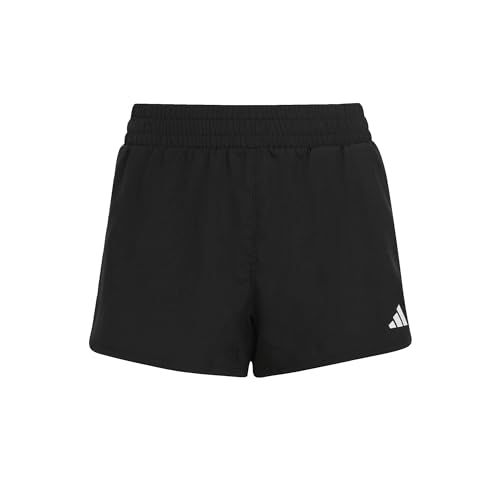 adidas Mädchen Essentials AEROREADY 3-Stripes Shorts, Black/White, 7-8...