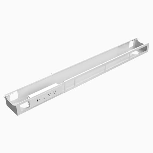 Desky Canal Universal para Cables y Energía con Soportes de Montaje 3 Tomas Color Gris Espacial miniatura 7